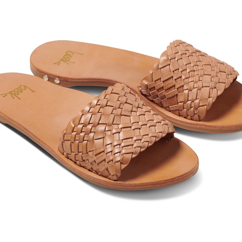 Beek ‘Fairy’ Woven Slide Sandals